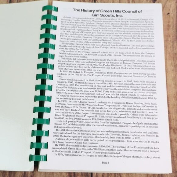 Green Hills Council Girl Scouts Cookbook Favorite Recipes 1963-1998 Midwest - Picture 2 of 9